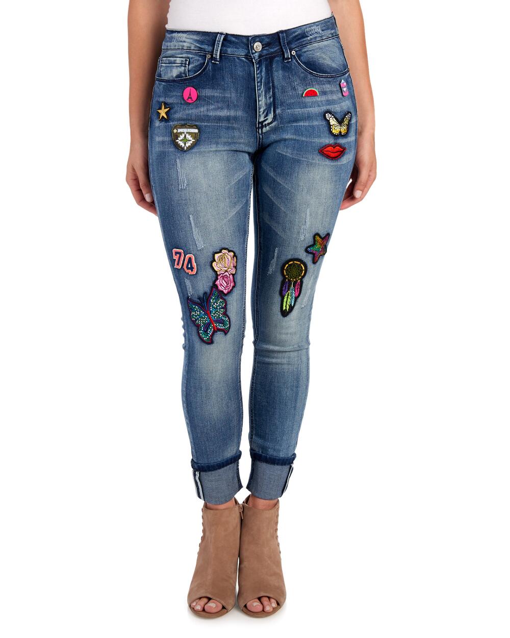 jeans with patches - Fashion Trends and Friends